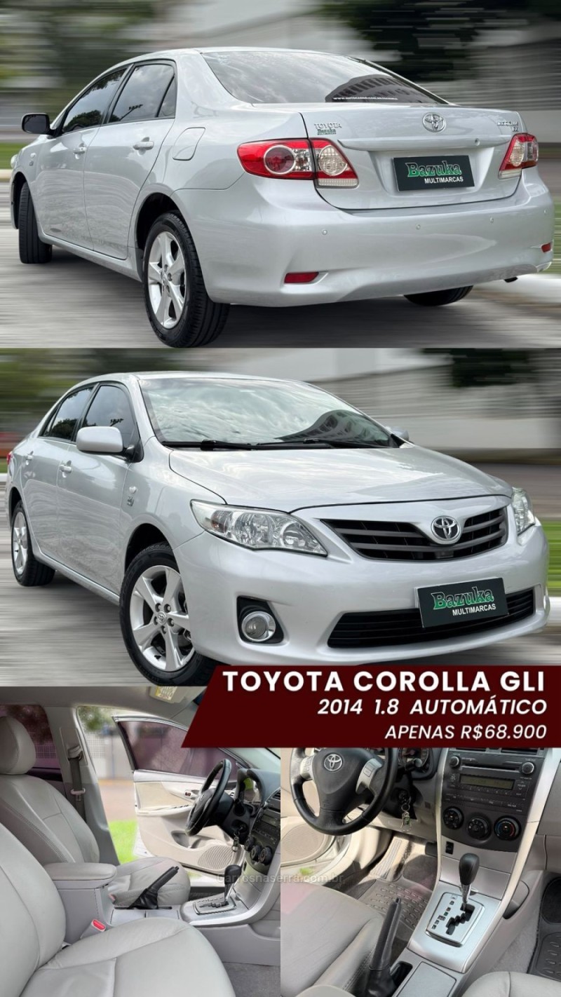 COROLLA 1.8 GLI 16V FLEX 4P MANUAL - 2014 - NOVO HAMBURGO