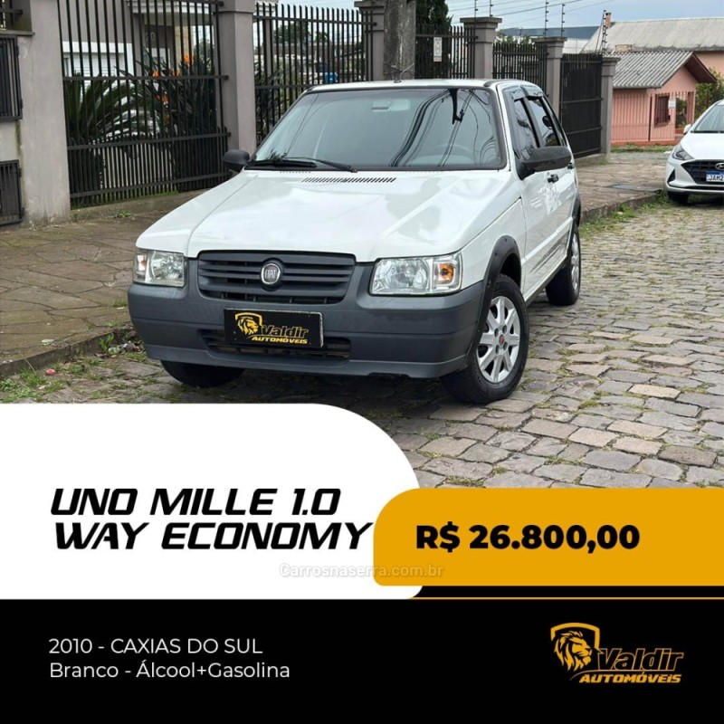UNO 1.0 MPI MILLE WAY ECONOMY 8V FLEX 4P MANUAL