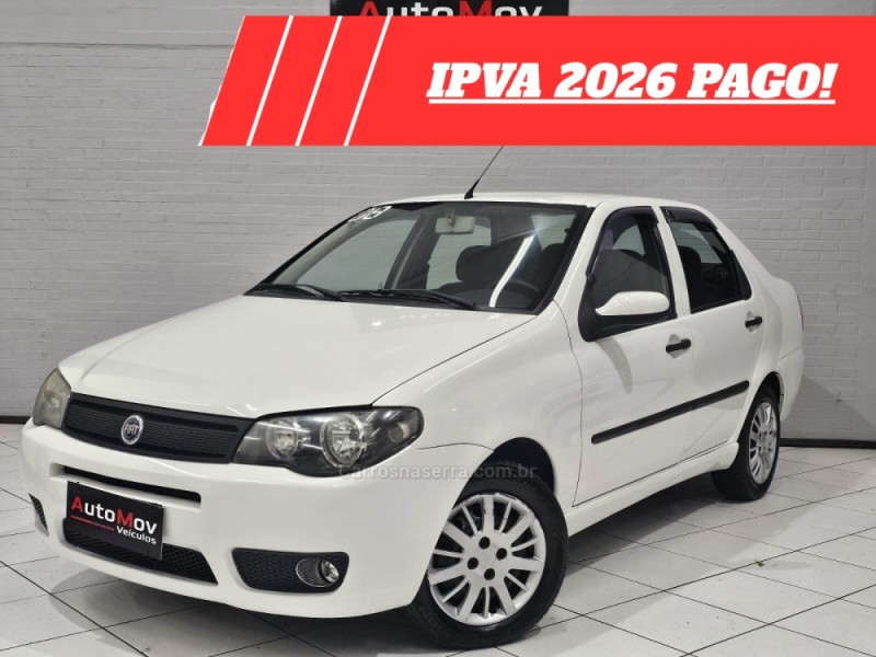 SIENA 1.0 MPI FIRE 8V FLEX 4P MANUAL - 2008 - CAXIAS DO SUL