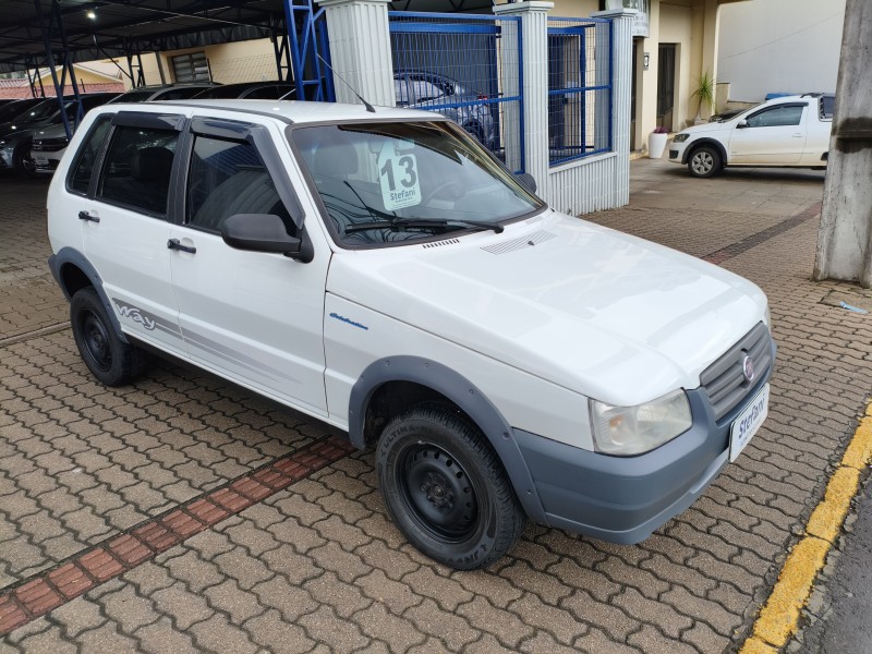 UNO 1.0 MPI MILLE WAY ECONOMY 8V FLEX 4P MANUAL - 2013 - BOM PRINCíPIO