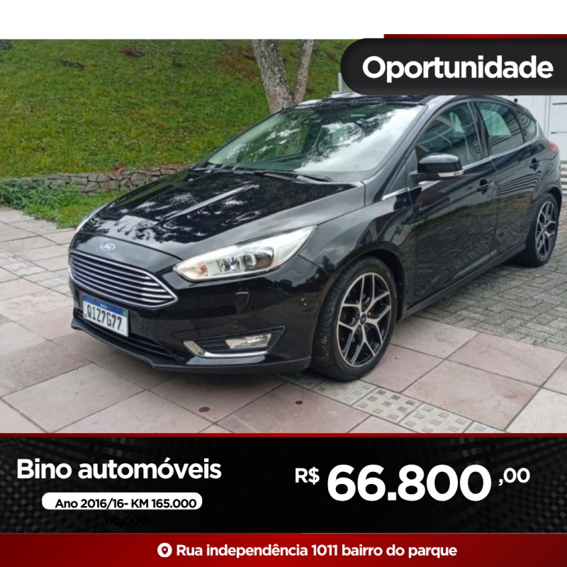 focus 2.0 titanium plus fastback 16v flex 4p automatico 2016 farroupilha