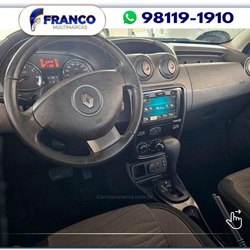 DUSTER 2.0 TECH ROAD II 4X2 16V FLEX 4P AUTOMÁTICO - 2013 - VACARIA
