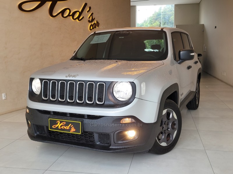 renegade 1.8 16v flex sport 4p automatico 2016 canela