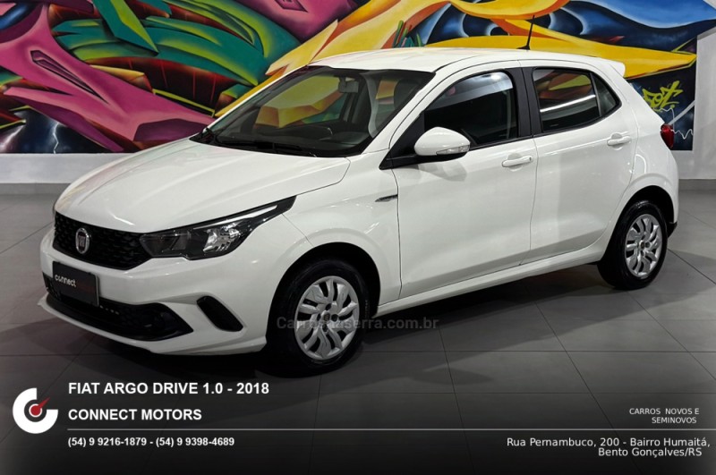 ARGO 1.0 DRIVE 6V FLEX 4P MANUAL - 2018 - BENTO GONçALVES