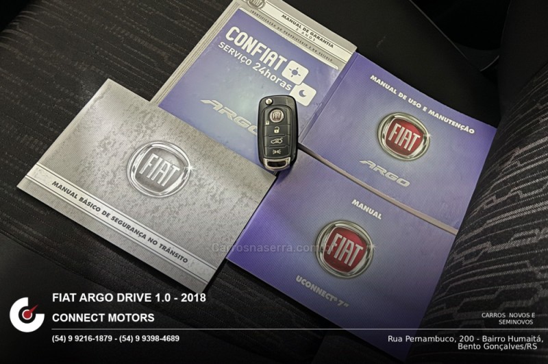 ARGO 1.0 DRIVE 6V FLEX 4P MANUAL - 2018 - BENTO GONçALVES