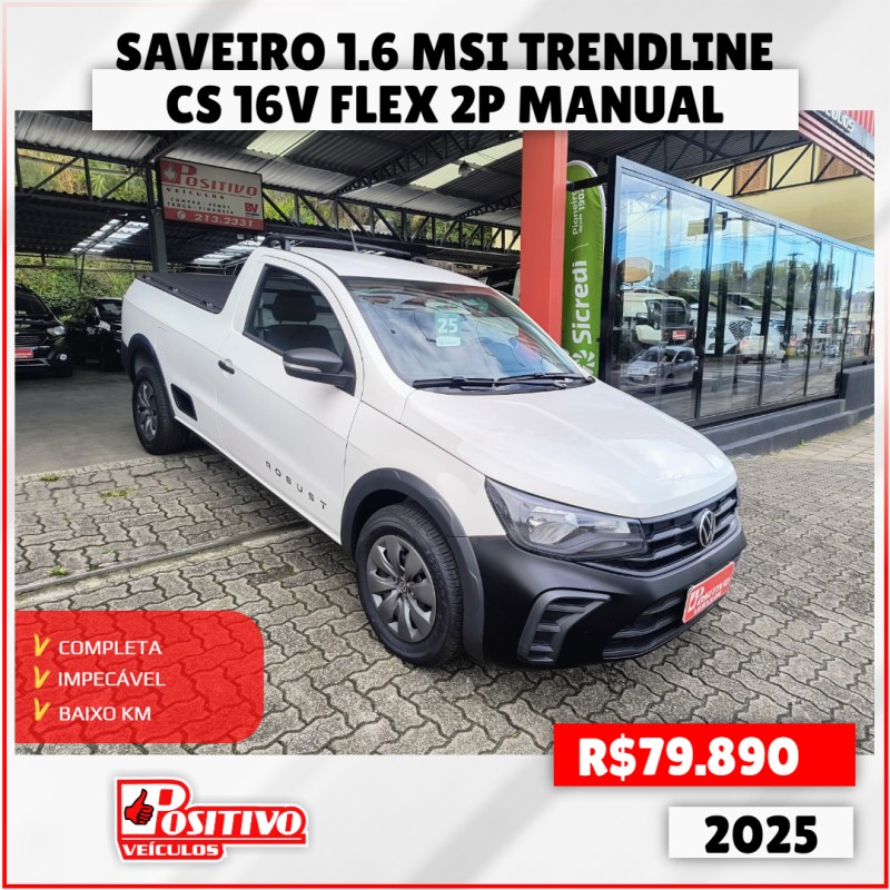saveiro 1.6 msi trendline cs 16v flex 2p manual 2025 caxias do sul