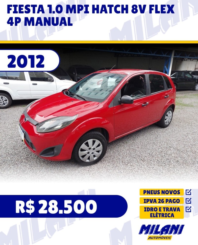 fiesta 1.0 mpi hatch 8v flex 4p manual 2012 bento goncalves