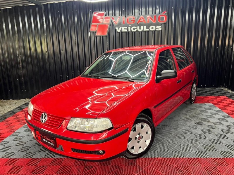 gol 1.0 mi 16v gasolina 4p manual 2001 caxias do sul