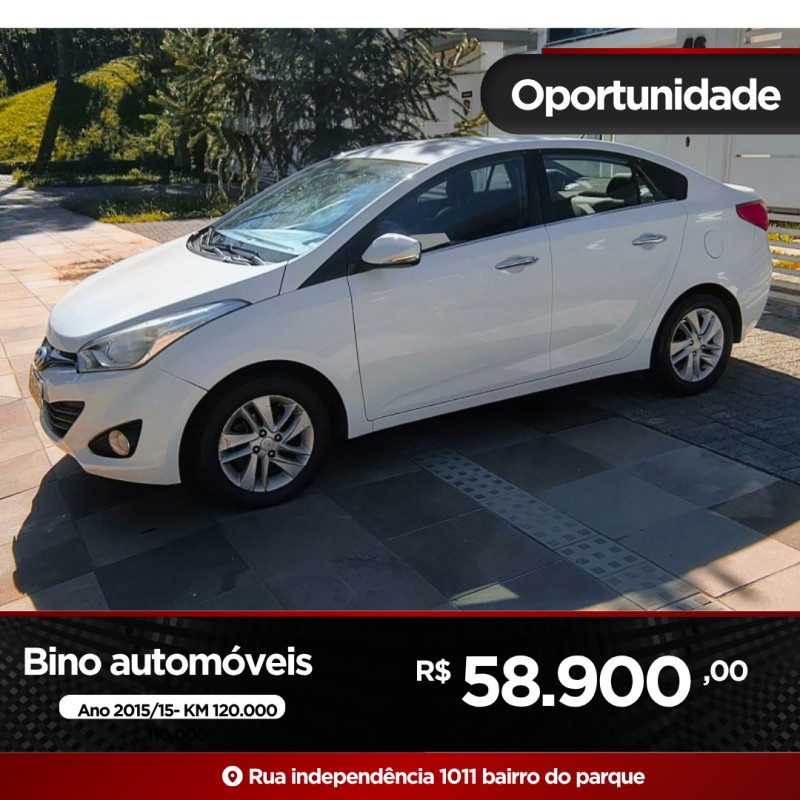 hb20s 1.6 comfort plus 16v flex 4p automatico 2015 farroupilha