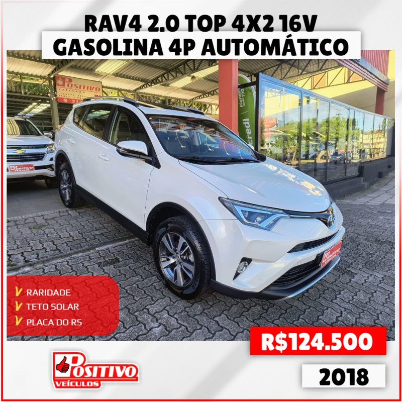 rav4 2.0 top 4x2 16v gasolina 4p automatico 2018 caxias do sul