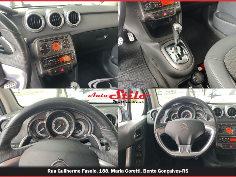 C3 1.6 EXCLUSIVE 16V FLEX 4P AUTOMÁTICO - 2014 - BENTO GONçALVES
