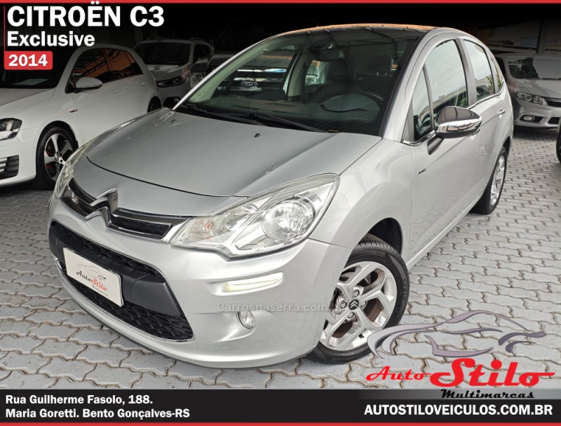 c3 1.6 exclusive 16v flex 4p automatico 2014 bento goncalves