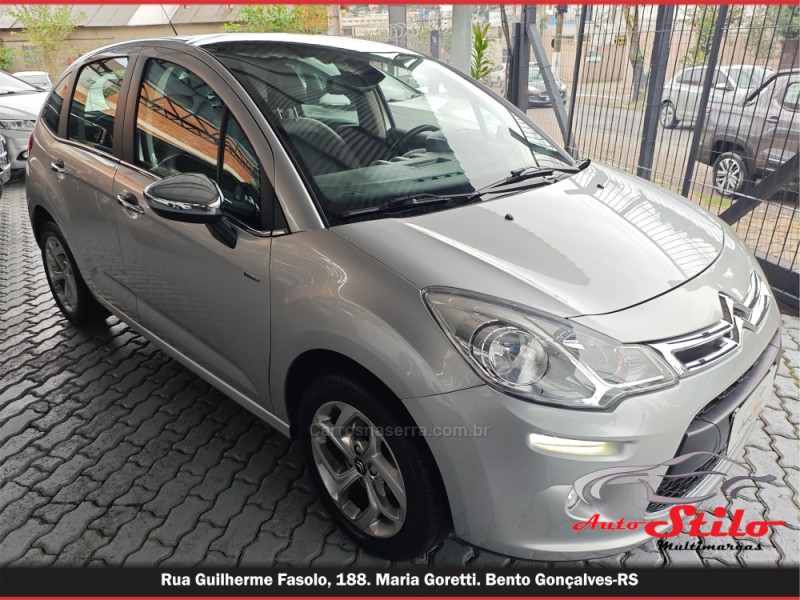 C3 1.6 EXCLUSIVE 16V FLEX 4P AUTOMÁTICO - 2014 - BENTO GONçALVES