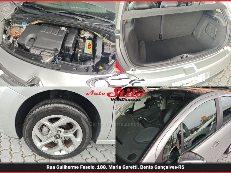 C3 1.6 EXCLUSIVE 16V FLEX 4P AUTOMÁTICO - 2014 - BENTO GONçALVES