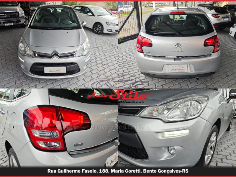 C3 1.6 EXCLUSIVE 16V FLEX 4P AUTOMÁTICO - 2014 - BENTO GONçALVES