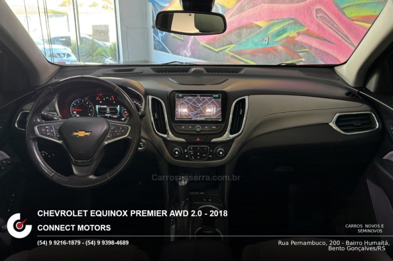 EQUINOX 2.0 16V TURBO GASOLINA PREMIER AWD AUTOMÁTICO - 2018 - BENTO GONçALVES