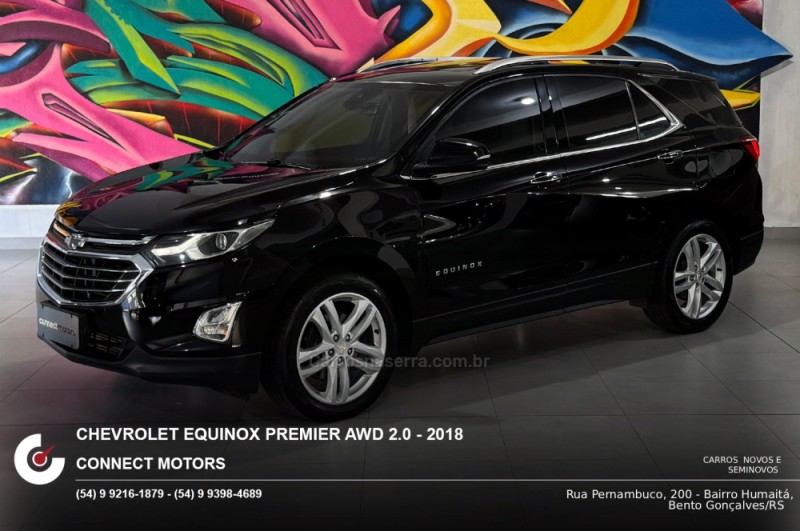 EQUINOX 2.0 16V TURBO GASOLINA PREMIER AWD AUTOMÁTICO - 2018 - BENTO GONçALVES