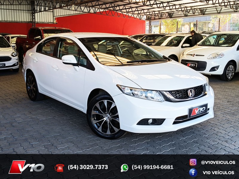 CIVIC 2.0 LXR 16V FLEX 4P AUTOMÁTICO - 2015 - CAXIAS DO SUL