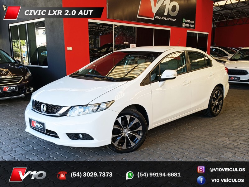 civic 2.0 lxr 16v flex 4p automatico 2015 caxias do sul