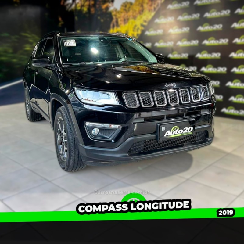 COMPASS 2.0 16V FLEX LONGITUDE AUTOMÁTICO - 2019 - TAQUARA