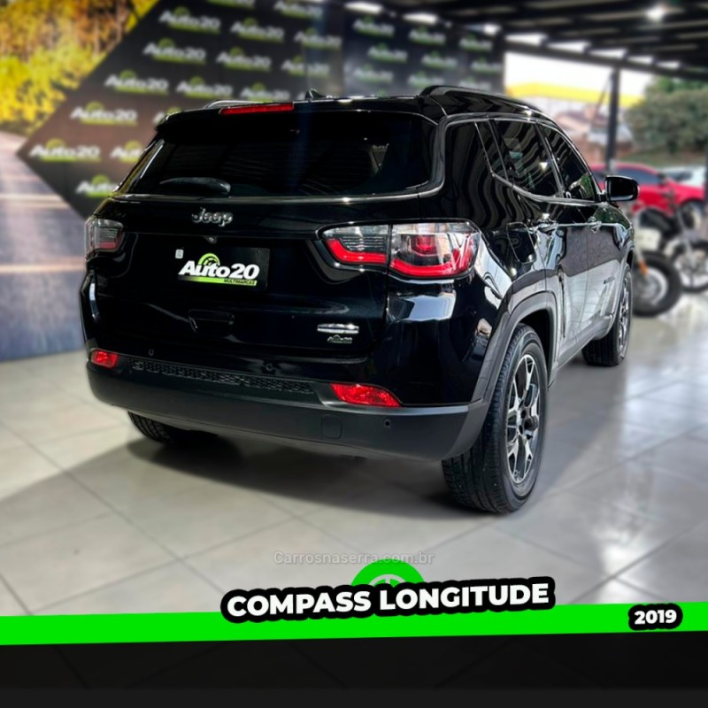 COMPASS 2.0 16V FLEX LONGITUDE AUTOMÁTICO - 2019 - TAQUARA