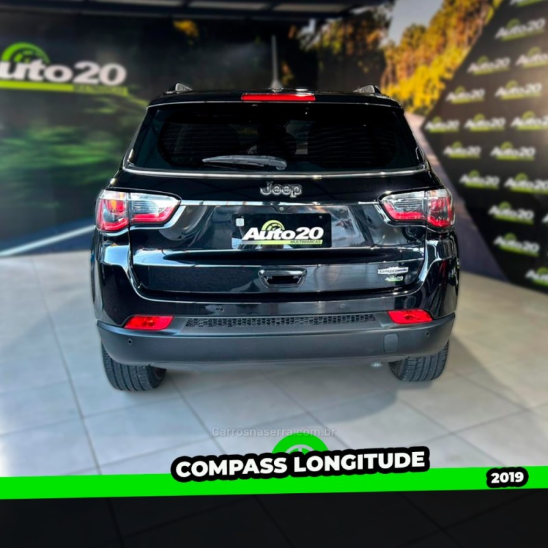 COMPASS 2.0 16V FLEX LONGITUDE AUTOMÁTICO - 2019 - TAQUARA