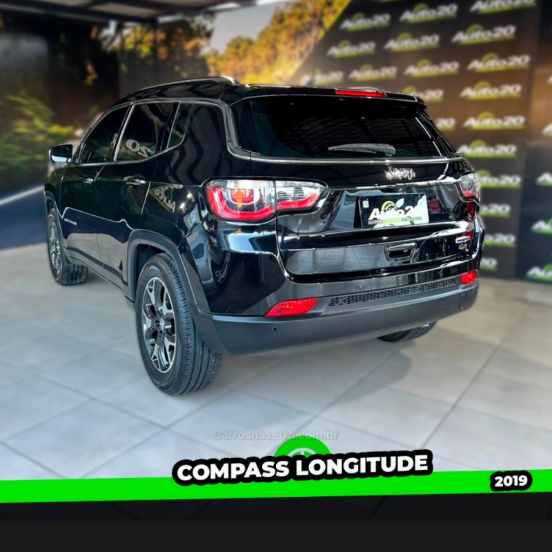 COMPASS 2.0 16V FLEX LONGITUDE AUTOMÁTICO - 2019 - TAQUARA