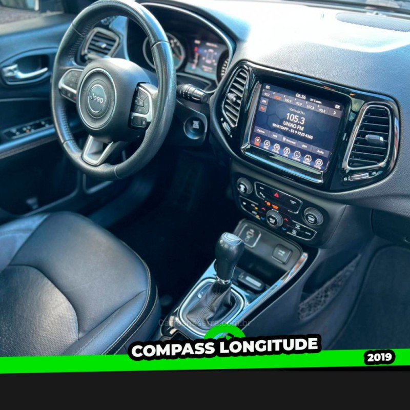COMPASS 2.0 16V FLEX LONGITUDE AUTOMÁTICO - 2019 - TAQUARA