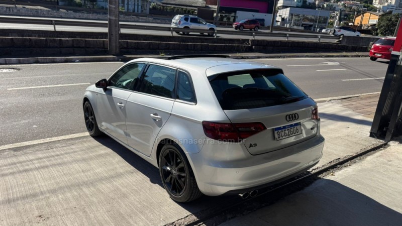 A3 1.8 TFSI SPORTBACK 16V GASOLINA 4P AUTOMÁTICO - 2014 - CAXIAS DO SUL