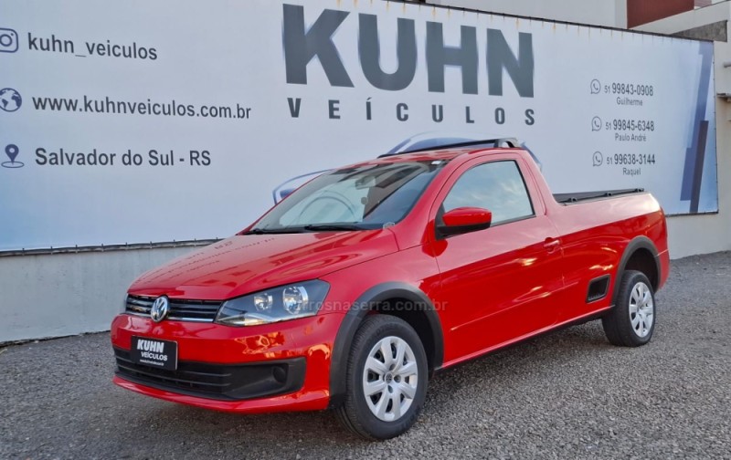 saveiro 1.6 mi cs 8v flex 2p manual g.v 2014 salvador do sul