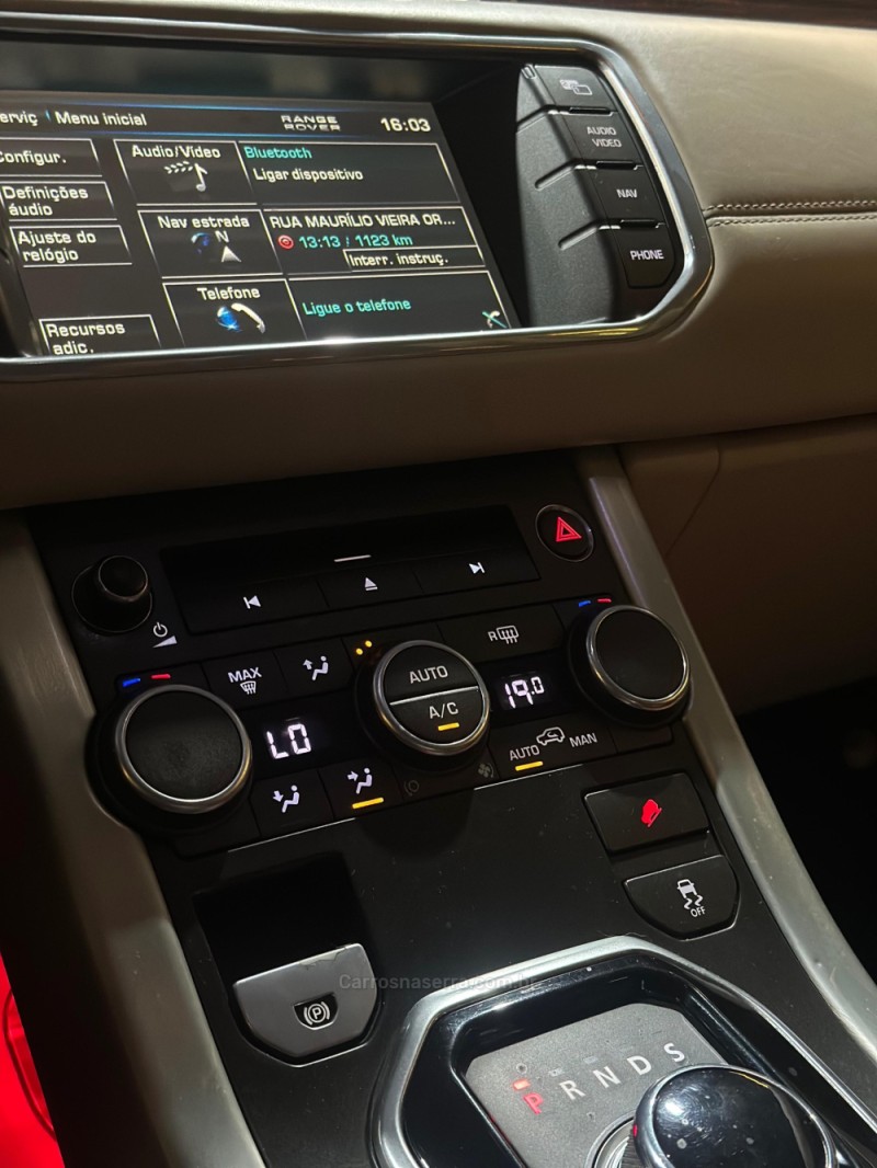 RANGE ROVER EVOQUE 2.0 PRESTIGE 4WD 16V GASOLINA 4P AUTOMÁTICO - 2013 - LAJEADO