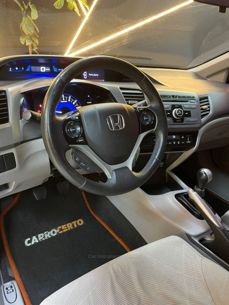 CIVIC 1.8 LXS 16V FLEX 4P MANUAL - 2014 - NOVO HAMBURGO