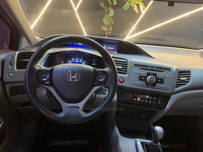 CIVIC 1.8 LXS 16V FLEX 4P MANUAL - 2014 - NOVO HAMBURGO