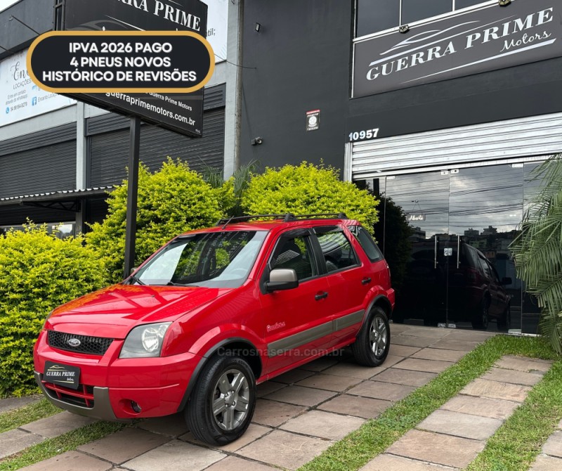 ecosport 1.6 xlt freestyle 8v flex 4p manual 2007 caxias do sul