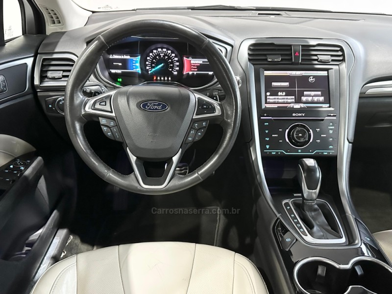 FUSION 2.0 TITANIUM GTDI ECOBOOST FWD GASOLINA 4P AUTOMÁTICO - 2015 - NOVO HAMBURGO