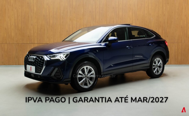 q3 2.0 tfsi performance sportback turbo gasolina 4p automatico 2022 garibaldi