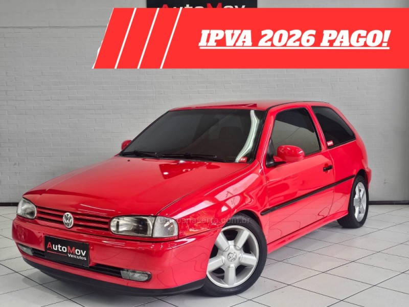 gol 1.6 cli 8v alcool 2p manual 1997 caxias do sul