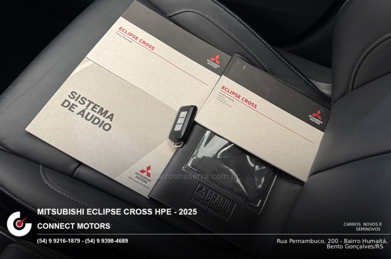ECLIPSE CROSS 1.5 HPE 16V GASOLINA 4P AUTOMÁTICO - 2025 - BENTO GONçALVES