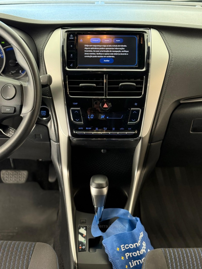 YARIS 1.5 XL 16V FLEX 4P AUTOMATÍCO - 2022 - BENTO GONçALVES