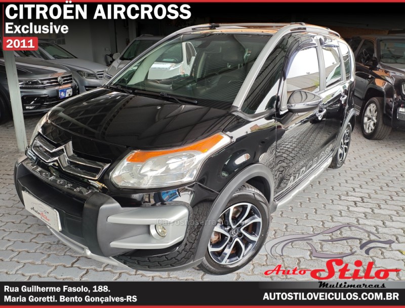 aircross 1.6 exclusive 16v flex 4p manual 2011 bento goncalves
