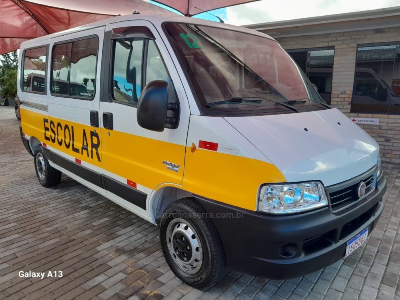 ducato 2.3 minibus 16 lugares 16v turbo intercooler diesel manual 2012 caxias do sul