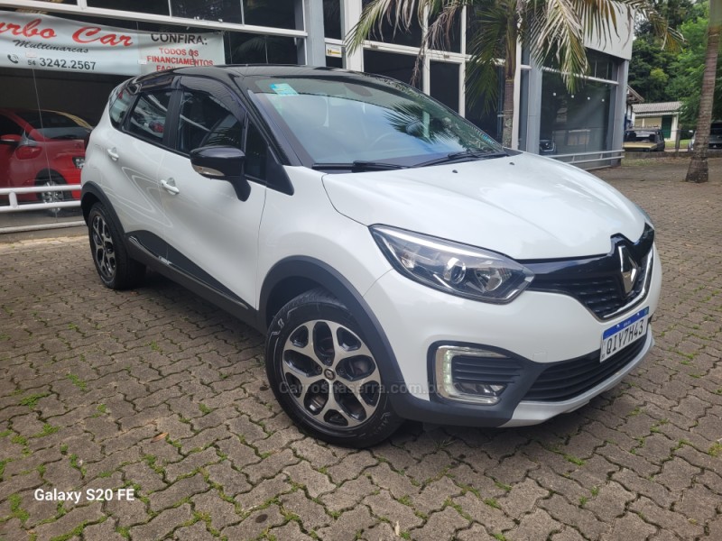 captur 1.6 16v flex intense automatico 2019 nova prata