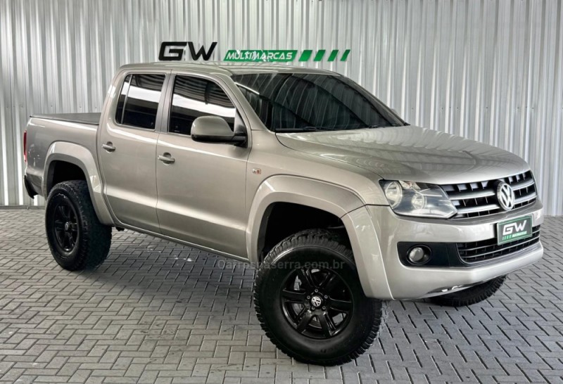 AMAROK 2.0 TRENDLINE 4X4 CD 16V TURBO INTERCOOLER DIESEL 4P MANUAL - 2011 - CAXIAS DO SUL