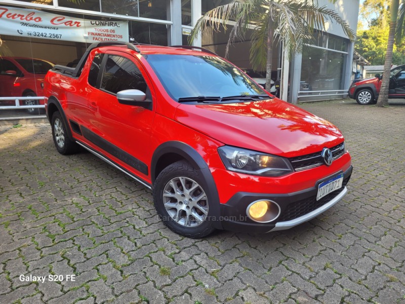 saveiro 1.6 cross ce 8v flex 2p manual 2014 nova prata