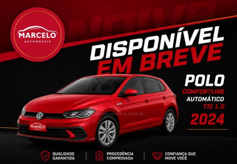 polo 1.0 tsi comfortline 12v flex 4p automatico 2024 guapore
