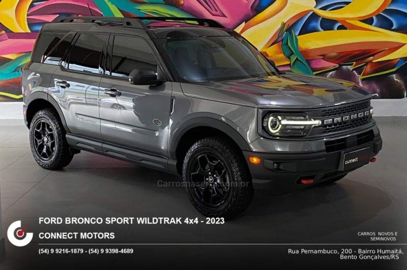 bronco 2.0 sport wildtrak ecoboost 16v turbo 4p automatica 2023 bento goncalves
