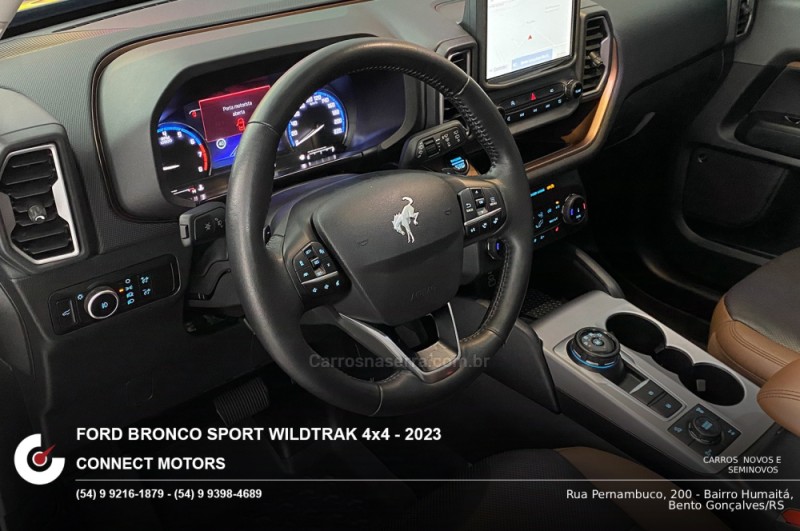 BRONCO 2.0 SPORT WILDTRAK ECOBOOST 16V TURBO 4P AUTOMÁTICA - 2023 - BENTO GONçALVES
