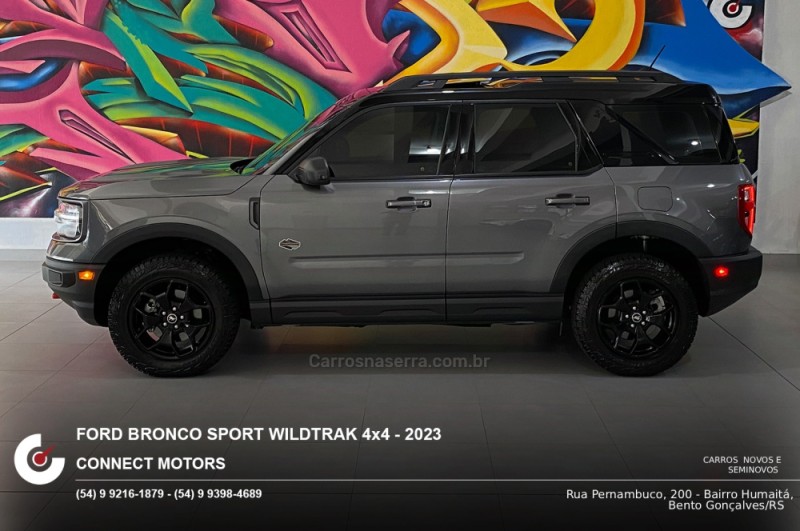 BRONCO 2.0 SPORT WILDTRAK ECOBOOST 16V TURBO 4P AUTOMÁTICA - 2023 - BENTO GONçALVES
