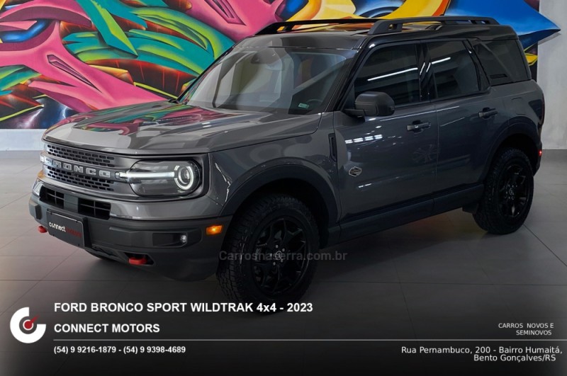 BRONCO 2.0 SPORT WILDTRAK ECOBOOST 16V TURBO 4P AUTOMÁTICA - 2023 - BENTO GONçALVES