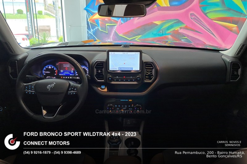 BRONCO 2.0 SPORT WILDTRAK ECOBOOST 16V TURBO 4P AUTOMÁTICA - 2023 - BENTO GONçALVES